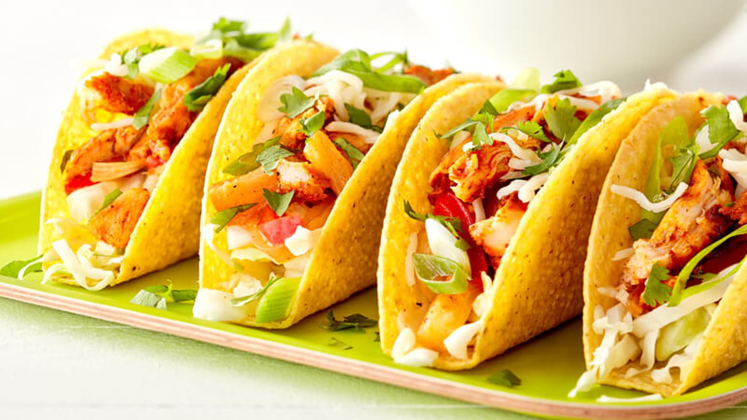 Easy Slow-Cooker Chicken al Pastor Tacos